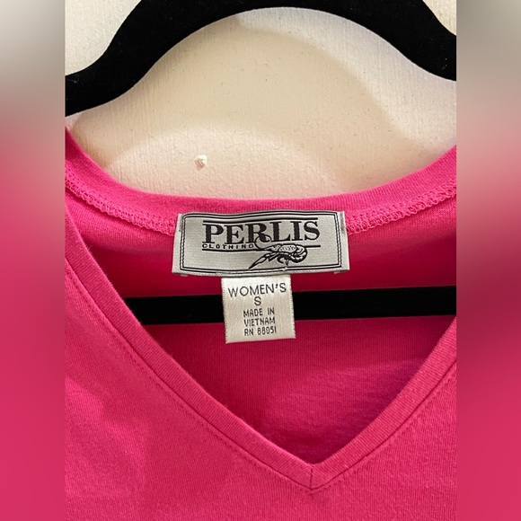 Perils Pink V-Neck Shirt - Picture 2 of 2